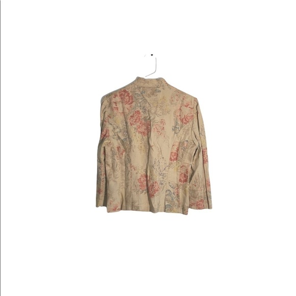 LAUREN Ralph Lauren Vintage Floral Linen Jacket - Picture 14 of 14